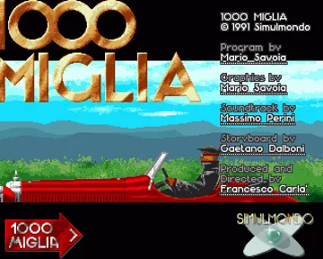 1000 Miglia screen shot title